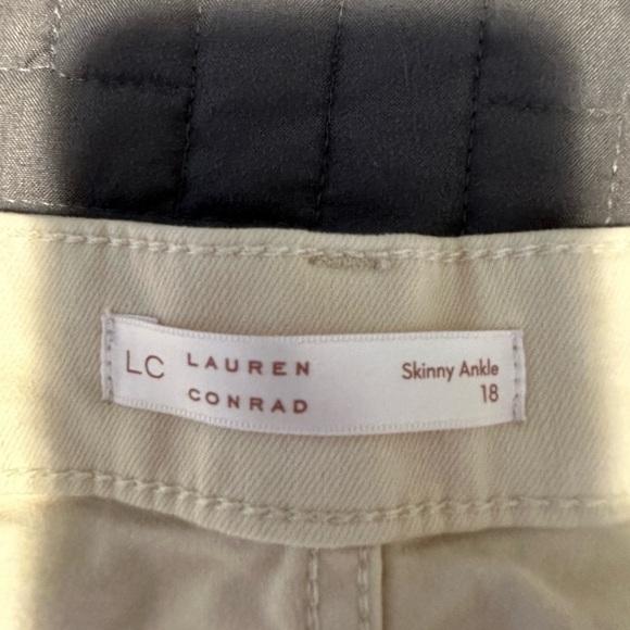 Lauren Conrad Ivory Jeans Size 18 - Picture 3 of 6